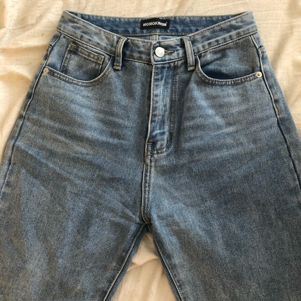 Nasty Gal Split Hem Jeans View 5